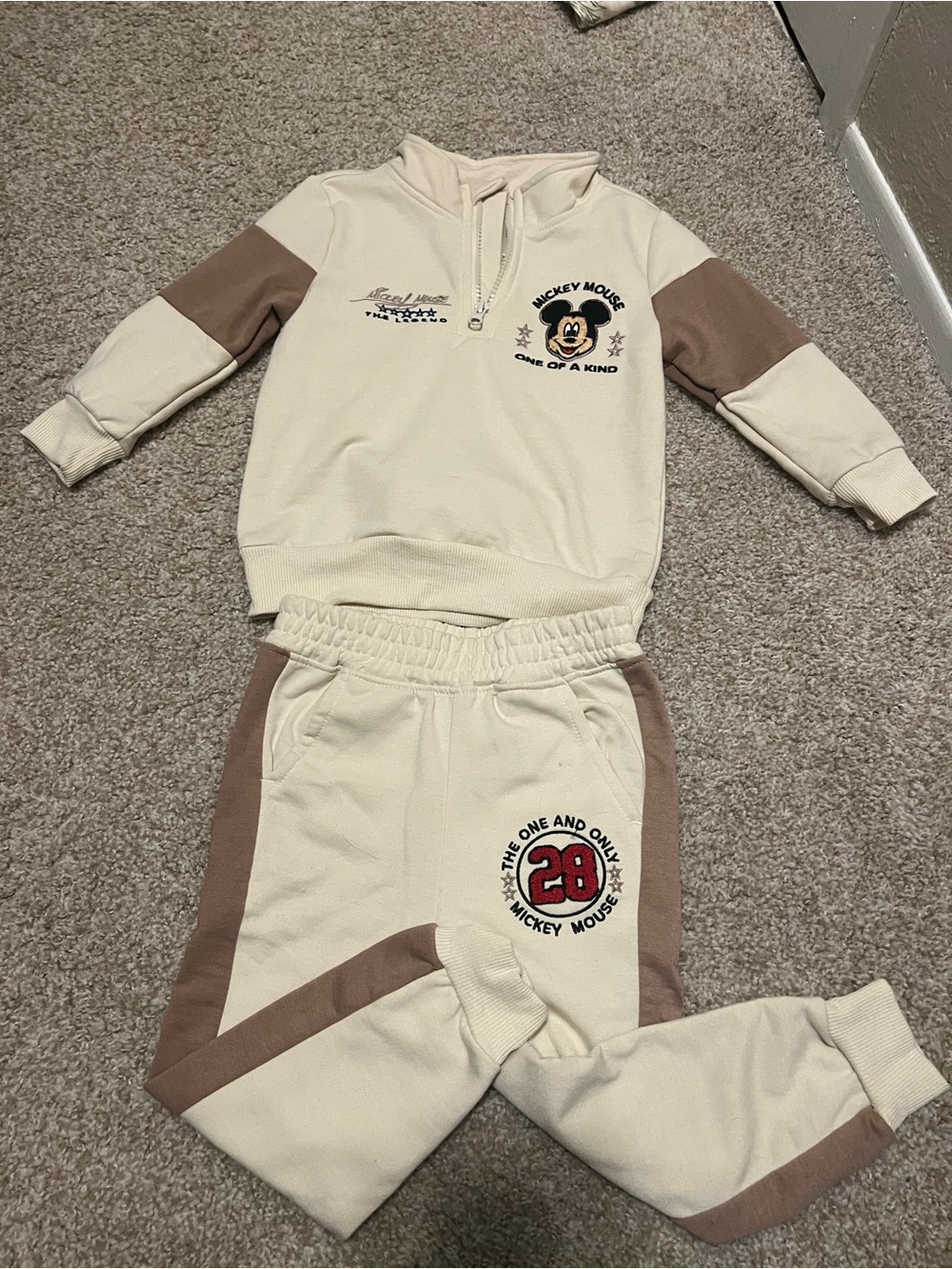 Mickey Mouse matching jogger set